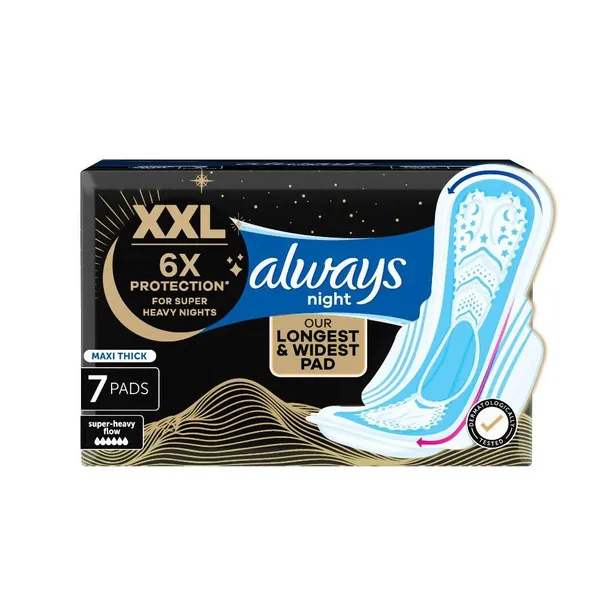 Always Dreamzzz Maxi Thick Pads With Wings 7's