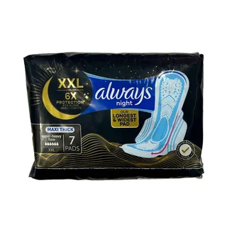Always Dreamzzz Maxi Thick Pads With Wings 7's