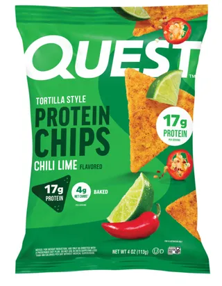 Quest Chili Lime Flavored Tortilla Protein Chips 32G