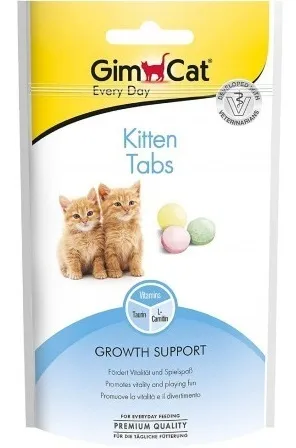 GimCat Growth Support Kitten Tabs 40G