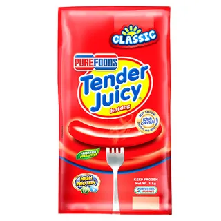 Purefoods Tender Juicy Classic Hotdogs 15X500G