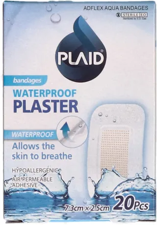 Plaid Waterproof Plaster 20's