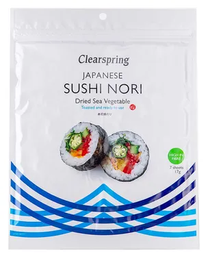 Clearspring Japanese Sushi Nori 7Pcs