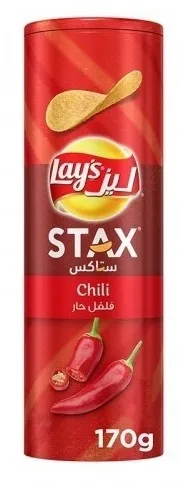 Lay's Stax Chili Potato Chips 170G