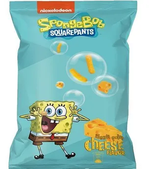 Nickelodeon Spongebob Squarepants Cheese Corn Puffs 25G