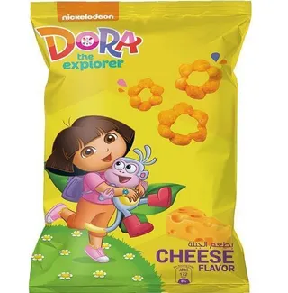 Nickelodeon Dora The Explorer Cheese Corn Rings 25G