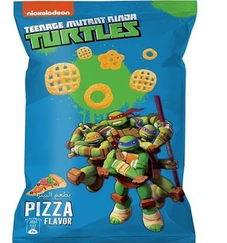 Nickelodeon Teenage Mutant Ninja Turtles Pizza Chips 25G