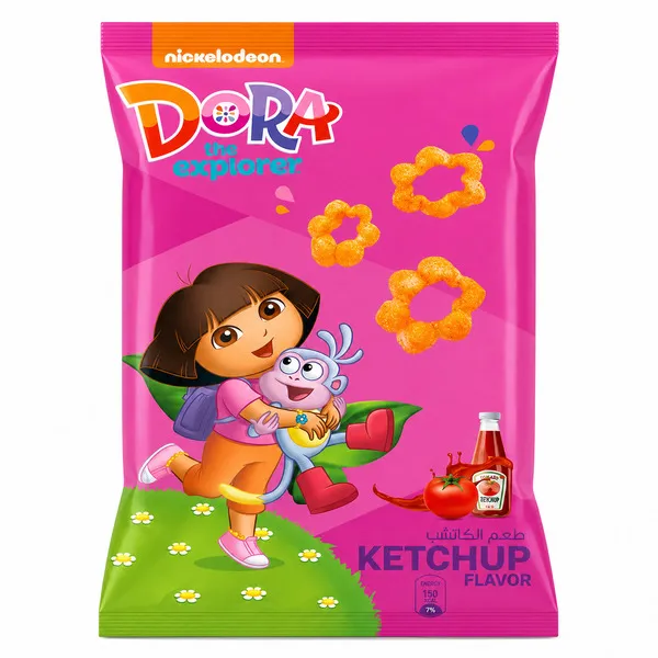 Nickelodeon Dora The Explorer Ketchup Corn Rings 25G