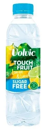Volvic Touch Of Fruit Sugar Free Lemon & Lime Water 500Ml