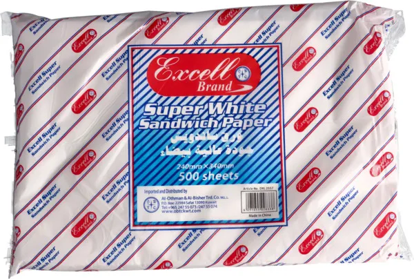 Excell Super White Sandwich Paper 500'S