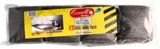 Excell Steel Wool Pads 12's
