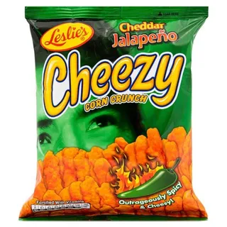 Leslie's Cheezy Jalapeno Corn Chips 70G