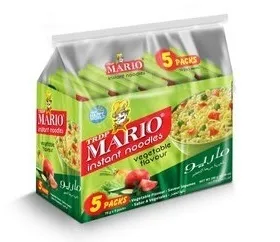 Mario Vegetable Favlored Instant Noodles 70G