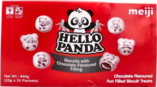 Meiji Hello Panda Chocolate Filled Biscuits 35G