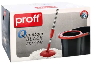 Proff Quantum Black Spin Mop Set 16L
