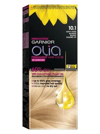 Garnier Olia 10.1 Ashy Vivid Blonde Hair Color