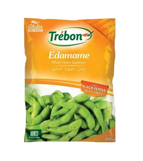 Trebon Edamame Whole Green Soybeans With Black Pepper