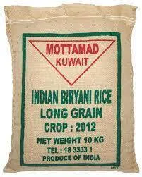 Mottamad Indian Biryani Rice 10Kg