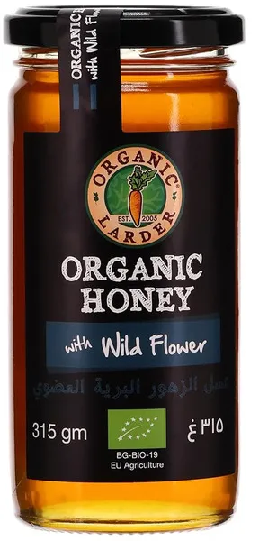 Organic Larder Organic Honey With Wildflower 315g