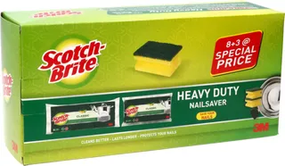 Scotch Brite Nailsaver Dishwash Sponge 11's