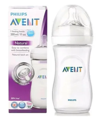 Philips Avent Natural Feeding Bottle (6+ Months) 330ml
