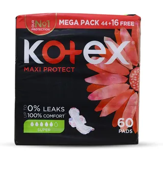 Kotex Maxi 3D Super Pads 60pads