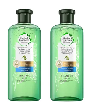Herbal Essences Shampoo Strength Builder With Potent Aloe & Bamboo 2X400Ml