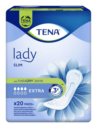 Tena Slim Lady Extra Sanitary Pads 20's