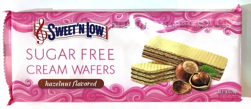 Sweet'N Low Sugar Free Hazelnut Cream Wafers 75G