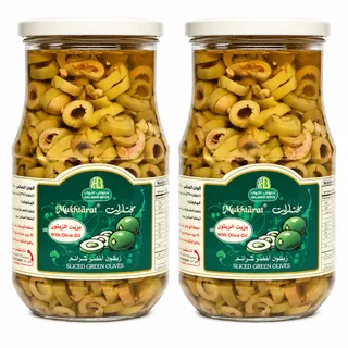 Halwani Sliced Green Olives 2X325G