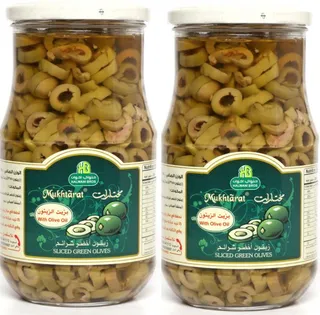 حلواني شرائح زيتون أخضر 325X2 جم