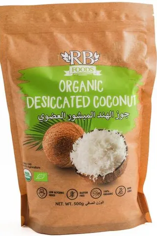 Rb Foods Organic Desiccated Coconut 500G
