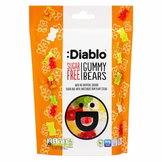 Diablo Sugar Free Gummy Bears 75G