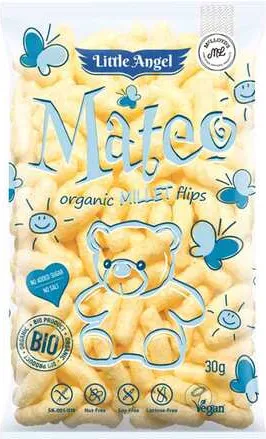 Little Angel Mateo Organic Millet & Corn Snack 30G