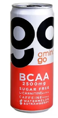 Amino Go Bcaa Sugar Free Watermelon & Strawberry Drink 330Ml