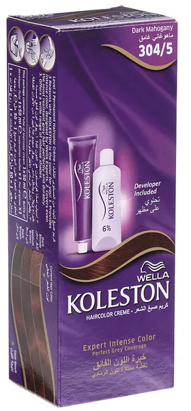 Wella Koleston Expert Intense Color 304/5 Dark Mahogany Hair Color 60Ml
