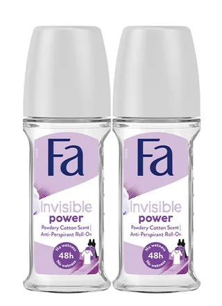 Fa Invisible Protect Roll-On Deodorant 2X50Ml