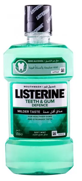 Listerine Teeth & Gum Defence Soft Mint Mouthwash 500Ml