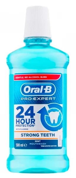 Oral-B Pro Expert Strong Teeth Mint Mouthwash 500ml