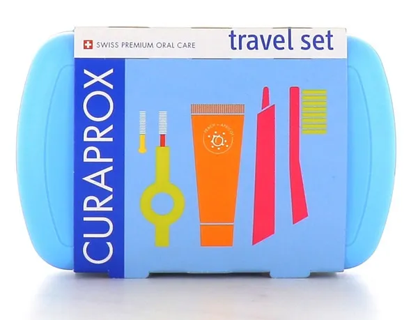 Curaprox Blue Oral Care Travel Set
