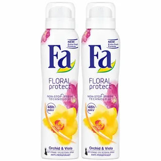 Fa Floral Protect Deodorant Spray 2X150Ml