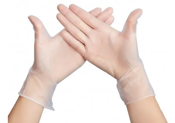 Jana Powdered Free Medium Vinyl Gloves