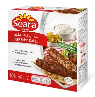سيارا شيش كباب لحم بقري مجمد 500 جم
