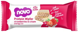 Novo Strawberries & Cream Protein Wafer 40G