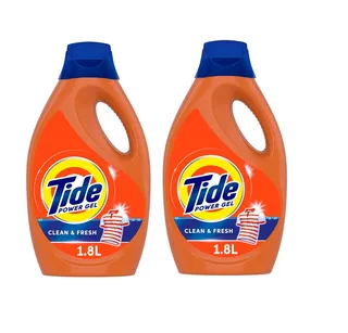 Tide Morning Fresh Liquid Laundry Detergent 2X1.8L
