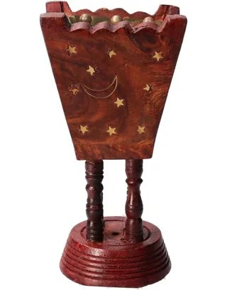 4 Leg Wooden Mubakhar 6"