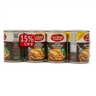 California Garden Cooked Chickpeas 4X400G