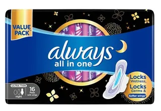 Always All In One Ultra Thin Sanitary Pads 16pcs