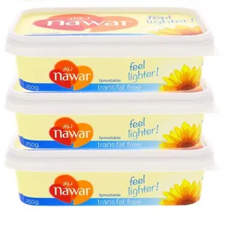 Nawar Sunflower Margarine 3x250g (multipack)