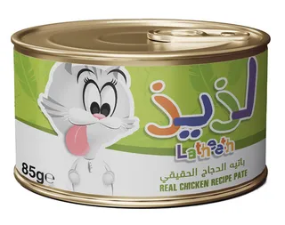 لذيذ ريل وصفة الدجاج باتي طعام القطط 85 جم